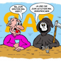 Man kommt ins Gespräch