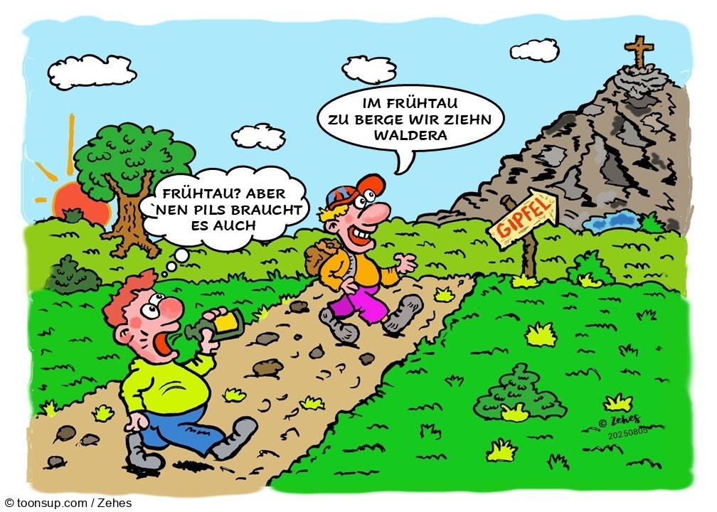 Cartoon: Wanderlust 1