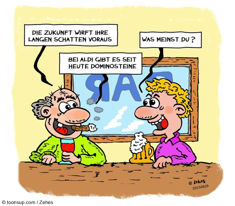 Cartoon: Es wird Zeit 1