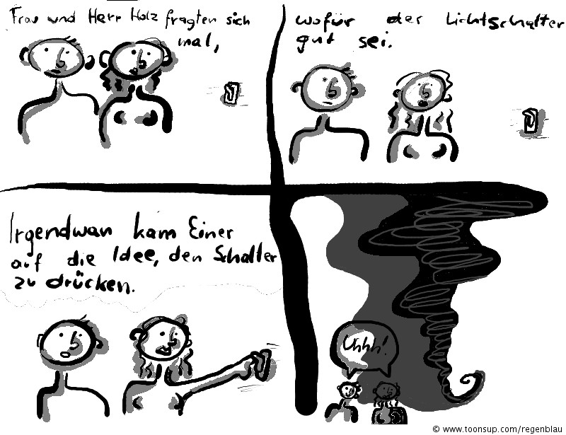 Cartoon: Lichtschalter 1