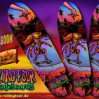 Boardgraphics for RollingFour Skateboards