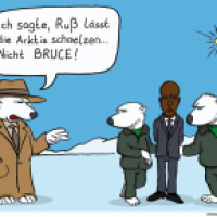 Bruce läßt die Pole schmelzen