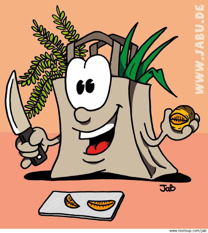 Illustration: Gemüse-Tüte 1