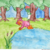 Das Goblin-Mädchen und der Himbär