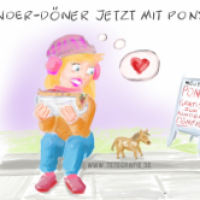 Jetzt auch Kinder-Döner mit Pony!!!