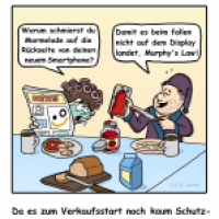 Iphone mit Marmelade