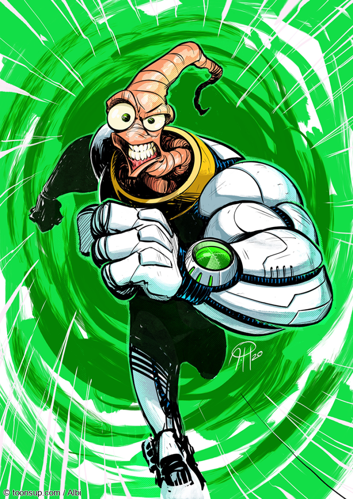Illustration: Earthworm Jim 1