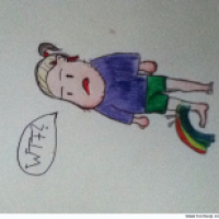 Der Buddha mit dem schwulen Knie <3