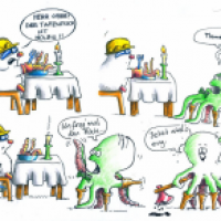 Herr Ober Tintenfisch