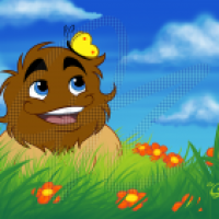 Mick mit Schmetterling