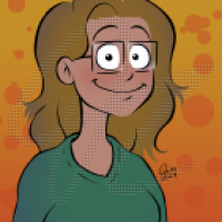 Zwillingsschwester Cartoon Portrait