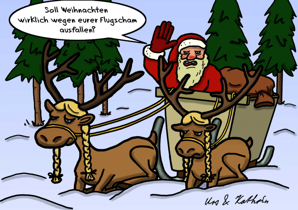 Cartoon: Weihnachten 1