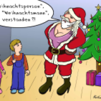 Weihnachtsperson