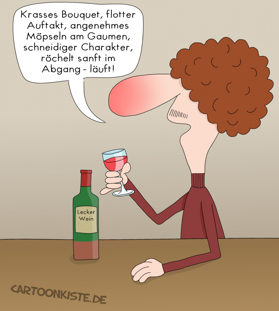 Cartoon: Weinprobe 1