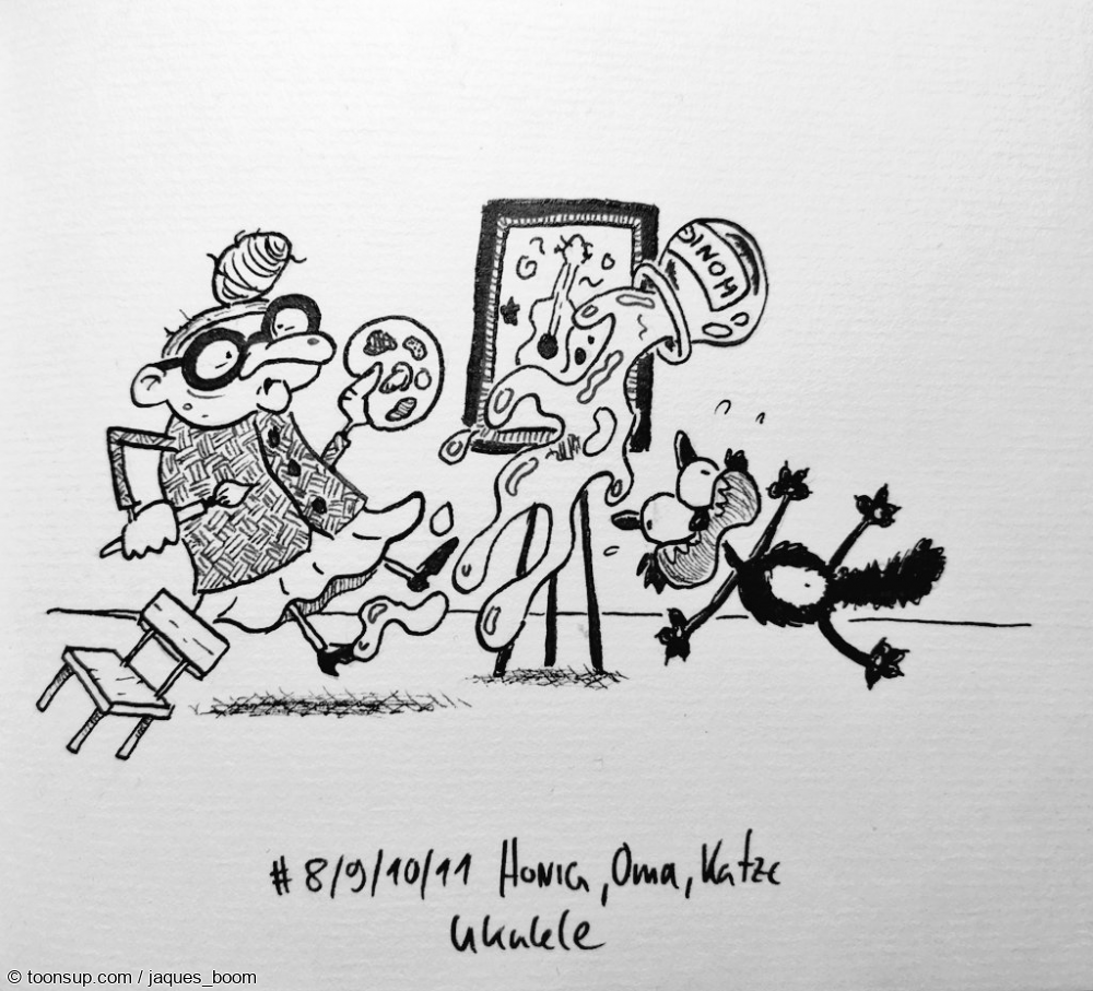 Cartoon: Nichtober #8,9,10,11 1